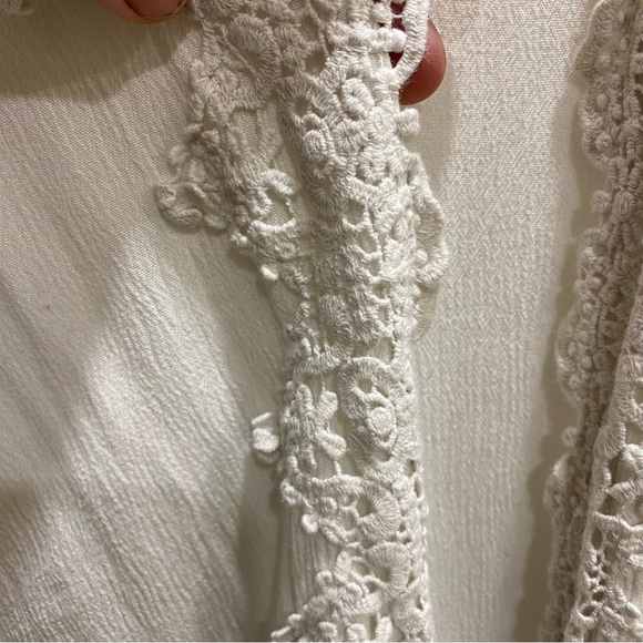 Crochet edging. Bell sleeve. Kimono. - Picture 2 of 2